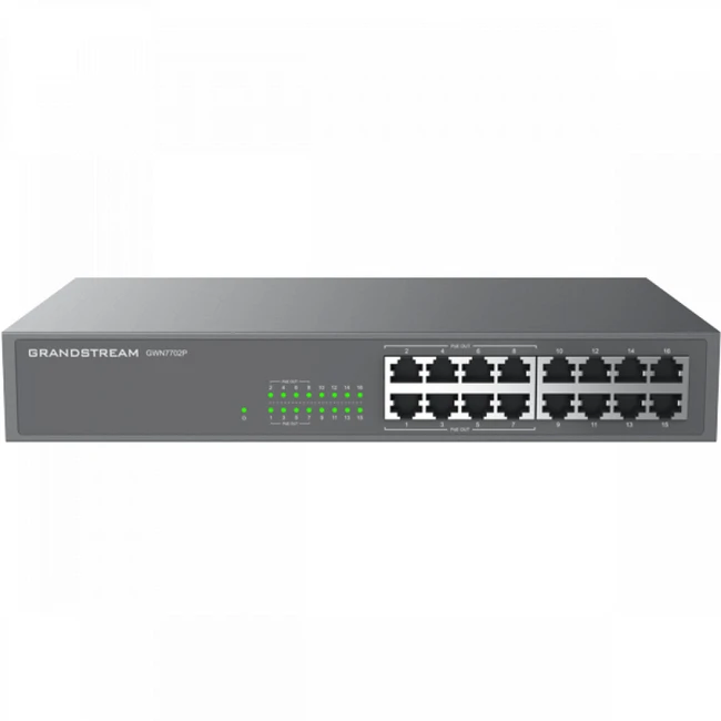 Коммутатор Grandstream GWN7702P 1000 Base-T (1000 мбит/с)