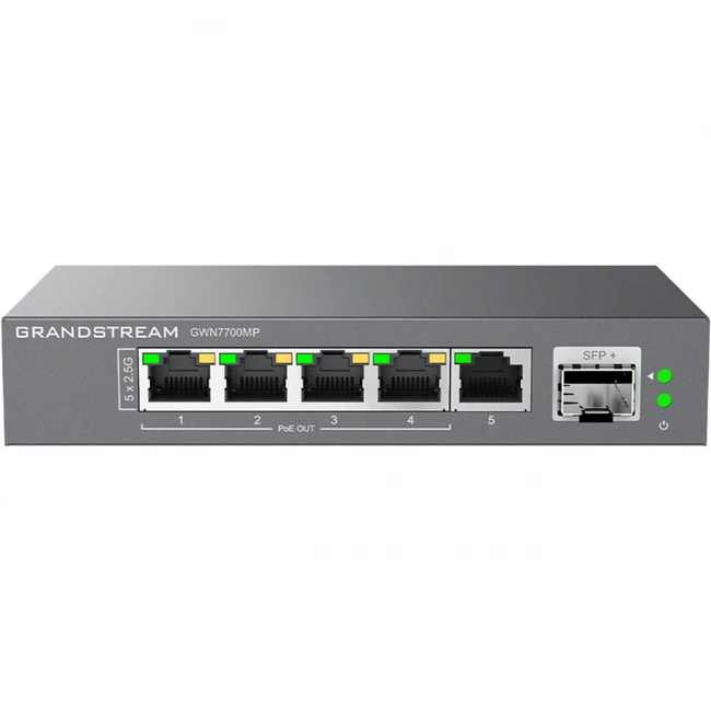 Коммутатор Grandstream GWN7700MP 2.5 GBase-T (2500 мбит/с), 1 SFP порт