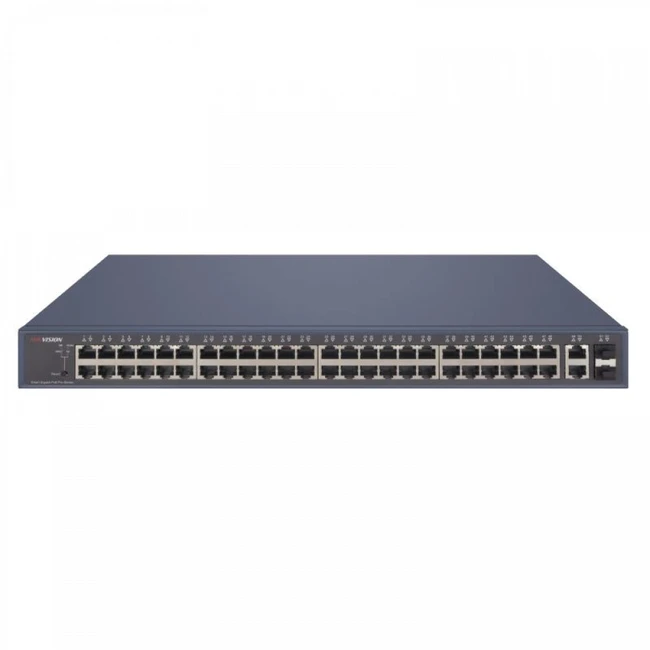 Коммутатор Hikvision DS-3E1552P-SI (1000 Base-T (1000 мбит/с), 2 SFP порта)