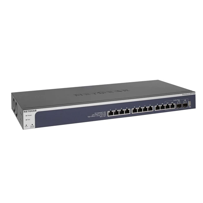 Коммутатор NETGEAR XS712T-200NES 10 GBase-T (10000 мбит/с), 2 SFP порта