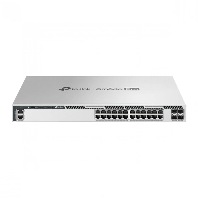 Коммутатор TP-Link S6500-24G4XF S6500-24G4XF(UN) 1000 Base-TX (1000 мбит/с), 4 SFP порта