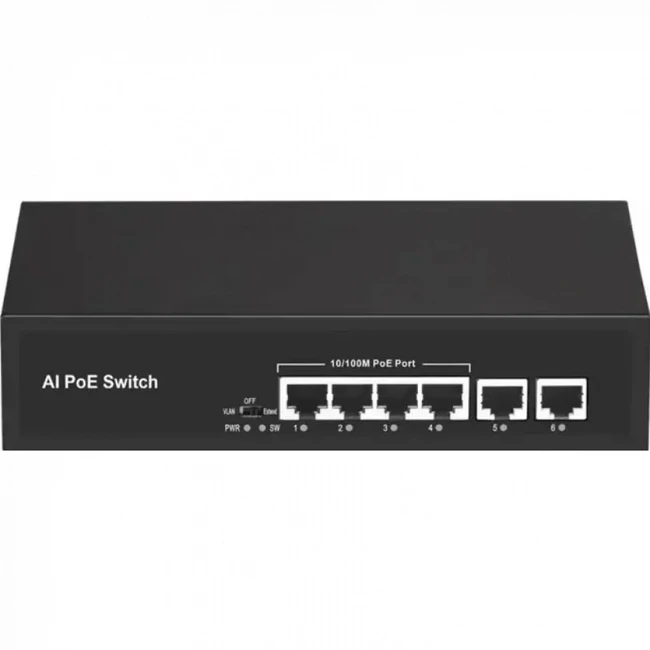 Коммутатор Falcon Eye FE-4FPF2 00-00330351 (100 Base-T (100 мбит/с))