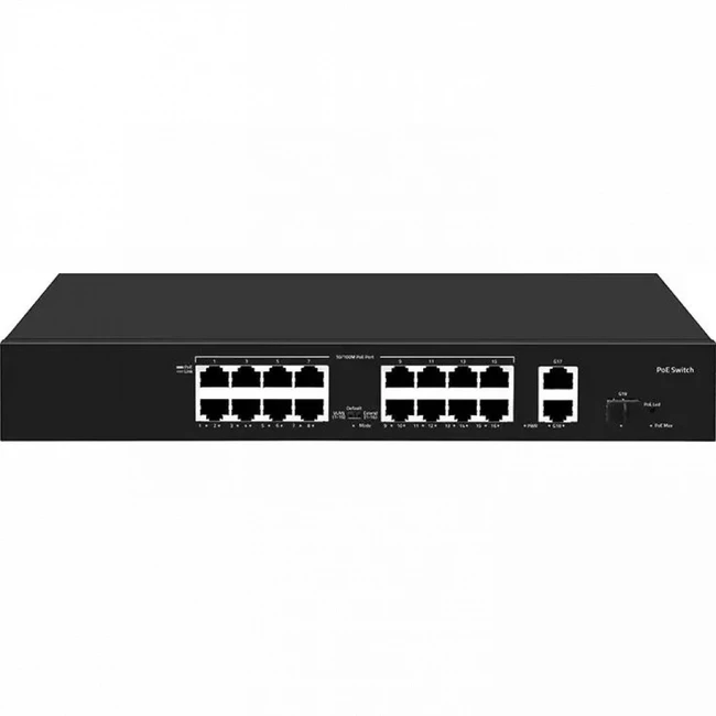 Коммутатор Falcon Eye FE-16FPG2S1 00-00330354 (100 Base-T (100 мбит/с), 1 SFP порт)