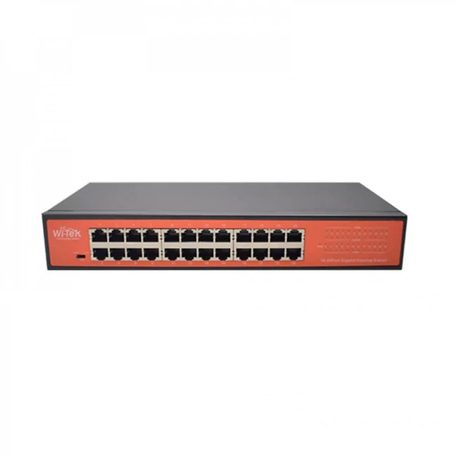 Коммутатор Wi-Tek WI-SG124D V1 (1000 Base-T (1000 мбит/с))