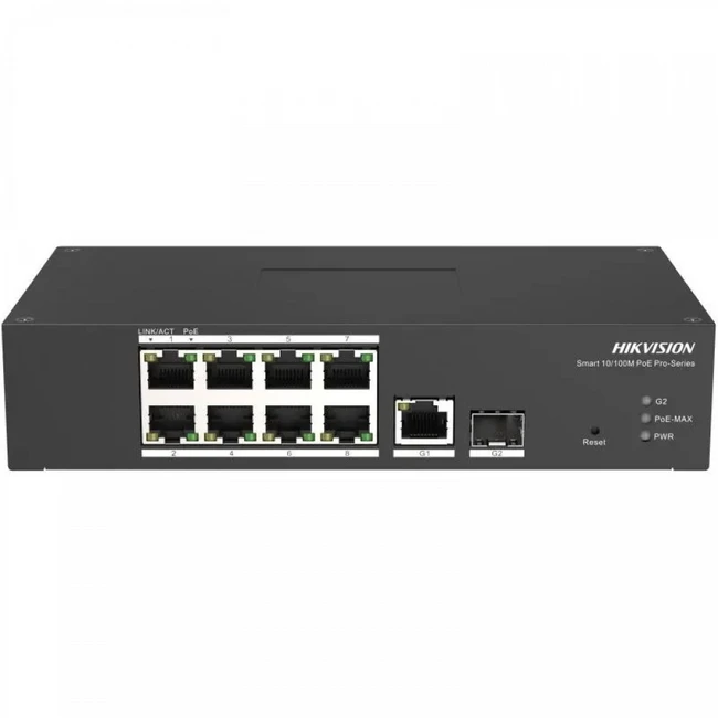 Коммутатор Hikvision DS-3T1310P-SI/HS (100 Base-T (100 мбит/с), 1 SFP порт)