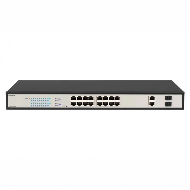 Коммутатор PowerTone PWS-TS16G-250R 1000 Base-T (1000 мбит/с), 2 SFP порта