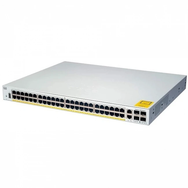Коммутатор Cisco C1000-48P-4G-L(new) (1000 Base-T (1000 мбит/с), 4 SFP порта)