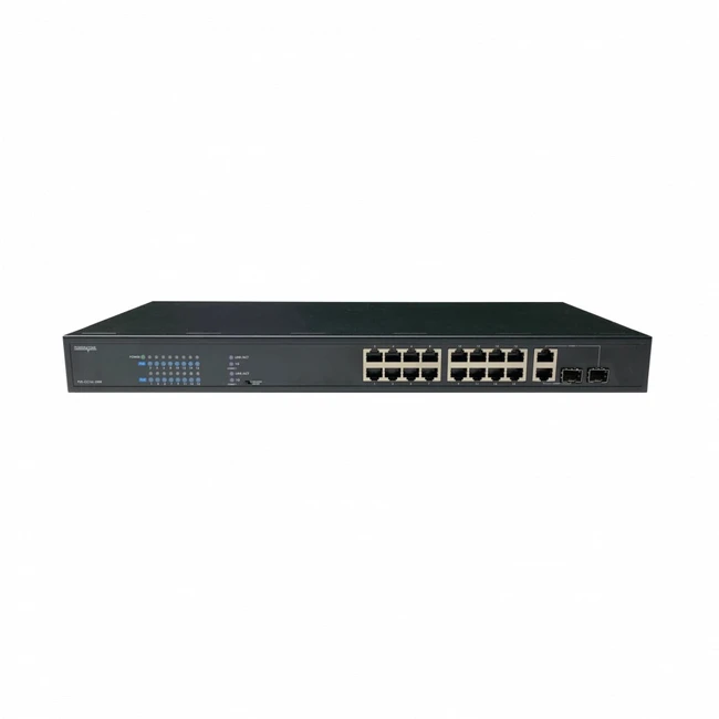 Коммутатор PowerTone PUS-CC16L-250R (100 Base-TX (100 мбит/с), 2 SFP порта)