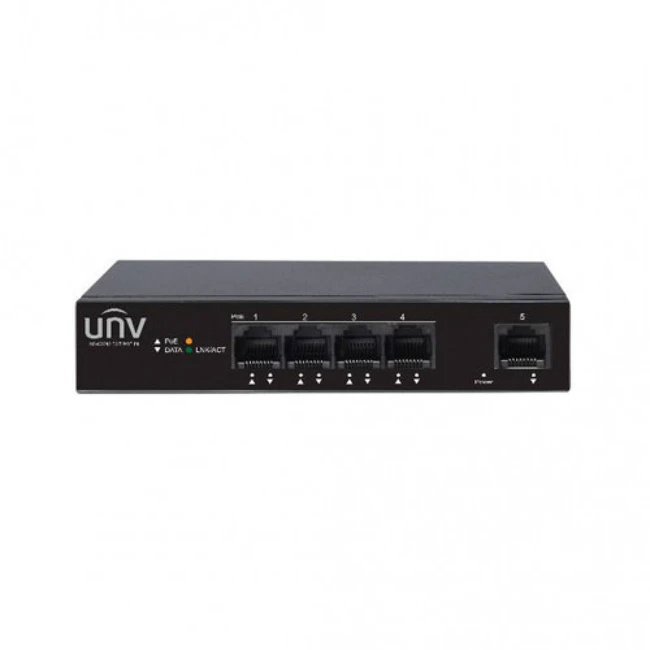 Коммутатор UNIVIEW NSW2010-5GT-POE-IN (1000 Base-T (1000 мбит/с))