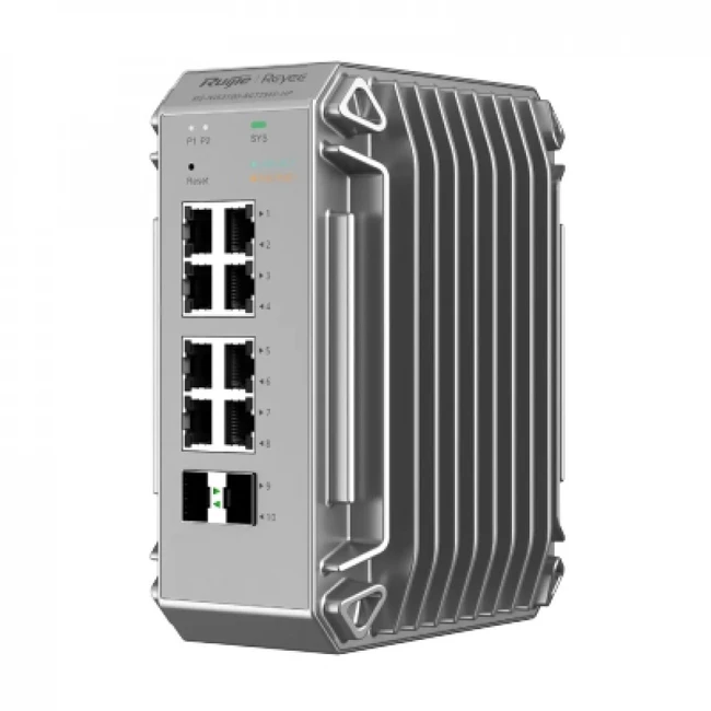 Коммутатор Ruijie RG-NIS3100-8GT2SFP-HP 1000 Base-T (1000 мбит/с), 2 SFP порта