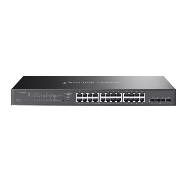Коммутатор TP-Link SG2428LP SG2428LP(UN) 1000 Base-T (1000 мбит/с), 4 SFP порта
