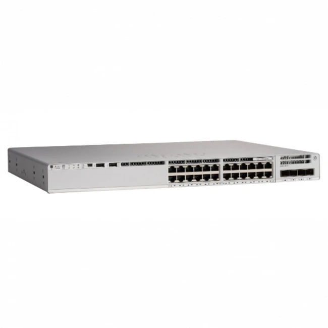 Коммутатор Cisco C9200L-24P-4G-A 1000 Base-T (1000 мбит/с), 4 SFP порта