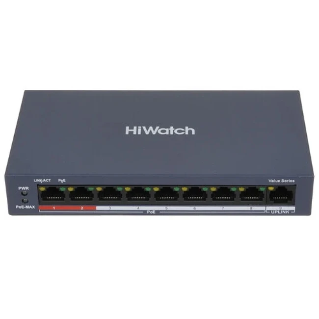 Коммутатор HiWatch DS-S908P (100 Base-T (100 мбит/с))