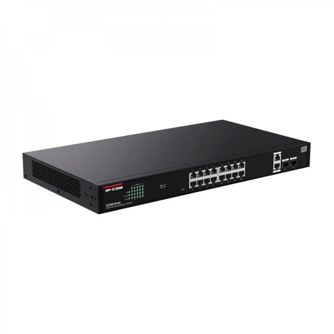 Коммутатор IP-COM G2220P-16-250W 1000 Base-T (1000 мбит/с), 2 SFP порта