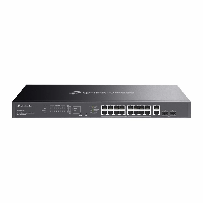 Коммутатор TP-Link ES220GMP ES220GMP(UN) 1000 Base-T (1000 мбит/с), 2 SFP порта