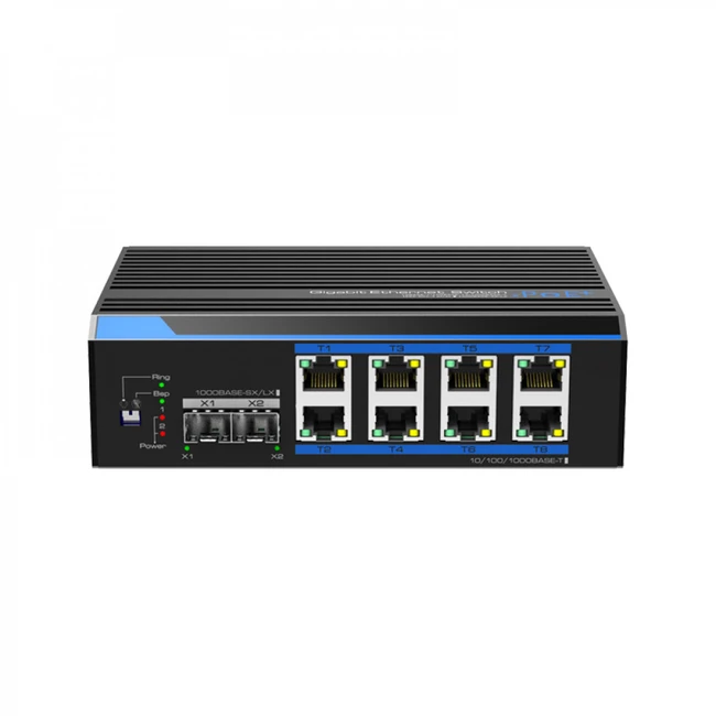 Коммутатор UTEPO UTP7208GE 1000 Base-T (1000 мбит/с), 2 SFP порта
