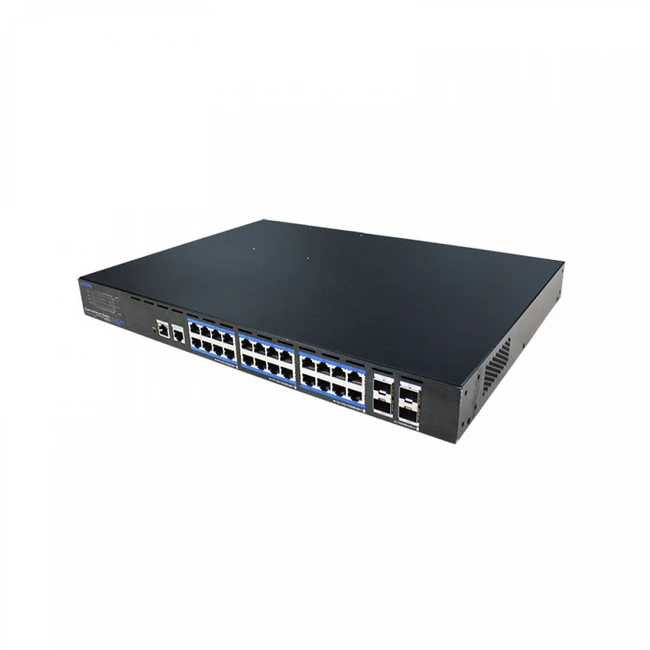 Коммутатор UTEPO UTP5328S-PSD2000 1000 Base-T (1000 мбит/с), 4 SFP порта