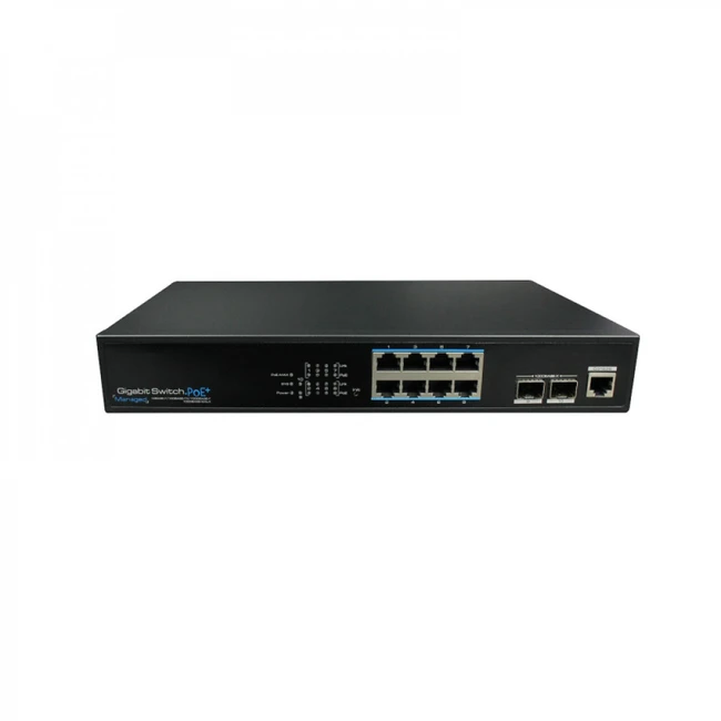 Коммутатор UTEPO UTP3-GSW0802S-MTP150 1000 Base-T (1000 мбит/с), 2 SFP порта