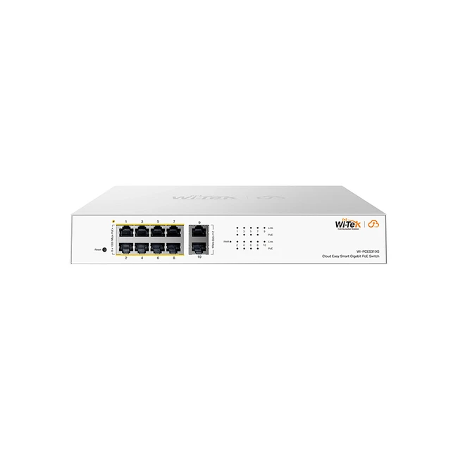 Коммутатор Wi-Tek WI-PCES310G 1000 Base-T (1000 мбит/с)