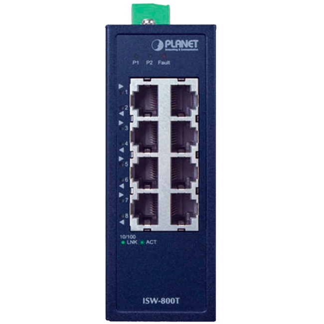 Коммутатор Planet ISW-800T 100 Base-TX (100 мбит/с)