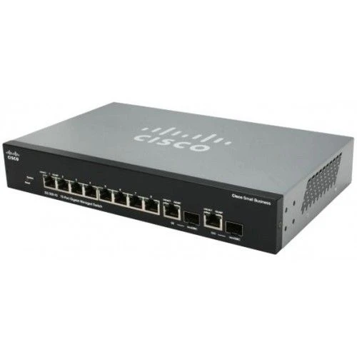 Коммутатор Cisco Small Business SG300-10 SRW2008-K9-G5 (1000 Base-TX (1000 мбит/с), 2 SFP порта)