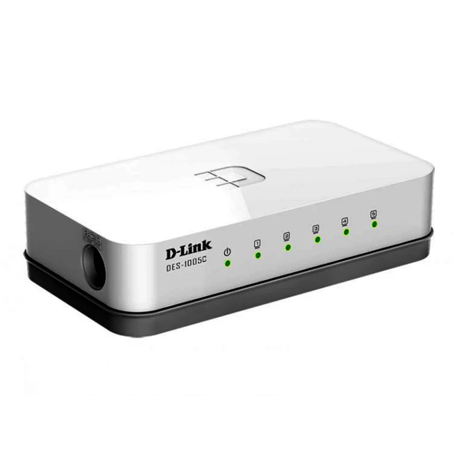 Коммутатор D-link DES-1005C/A1A (100 Base-TX (100 мбит/с))