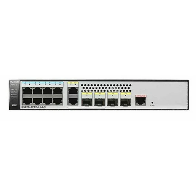 Коммутатор Huawei 8GE 2SFP 2DP S5720S-12TP-LI-AC 98010568 1000 Base-TX (1000 мбит/с), 4 SFP порта