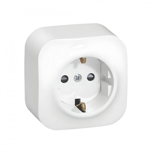 Розетка Legrand Розетка с зк с зш Legrand Forix 16A 250В IP20 накладная белый 782420