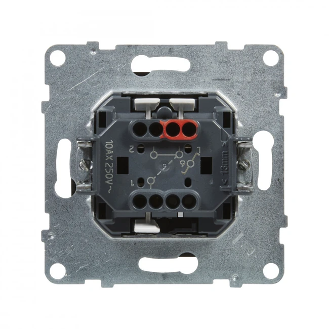 Legrand Переключатель Suno 10А 250В безвинт.зажим Антрацит 721406