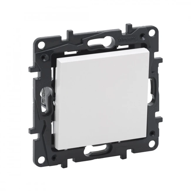 Legrand Переключатель одноклавишный Niloe Step 10А авт.клеммы Белый 863106