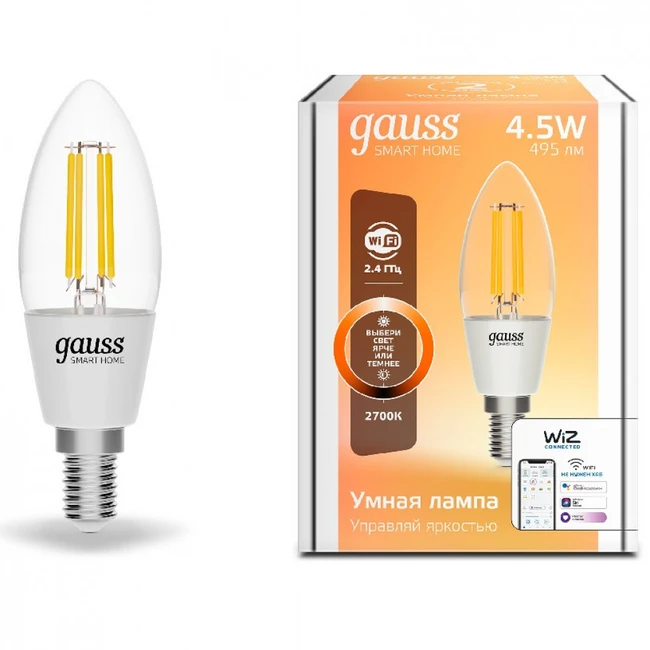 Gauss Smart Home C35 E14 1230112