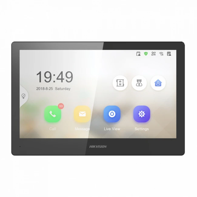 Домофон Hikvision DS-KH8520-WTE1(Black)