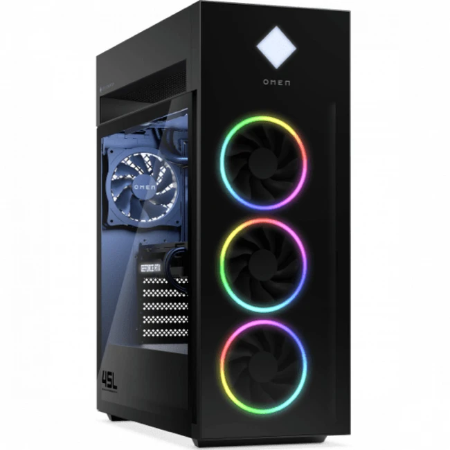 Персональный компьютер HP Omen 45L GT22-0015ur 691N3EA#ACB (AMD Ryzen 9, 5900X, 3.7 ГГц, 32 Гб, SSD, Windows 11 Home)