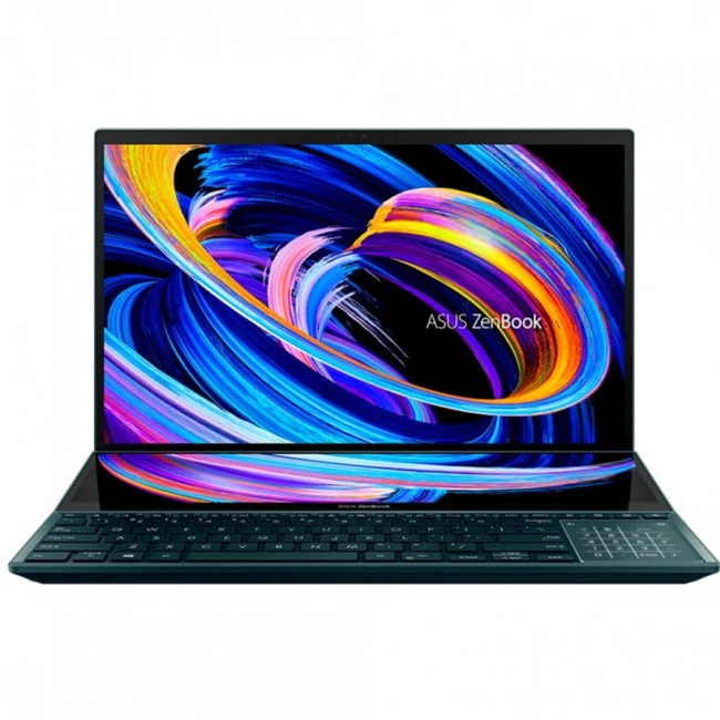Ноутбук Asus ZenBook Pro Duo UX582HS-H2002X 90NB0V21-M000D0 (15.6 ", 4K Ultra HD 3840x2160 (16:9), Core i9, 32 Гб, SSD)