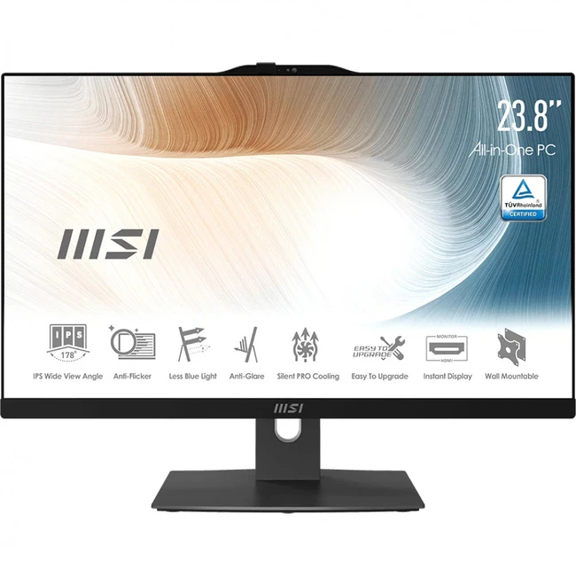 Моноблок MSI 9S6-AE0711-088 (23.8 ", Intel, Core i5, 1240P, 3.3 ГГц, 8 Гб, SSD, 512 Гб)