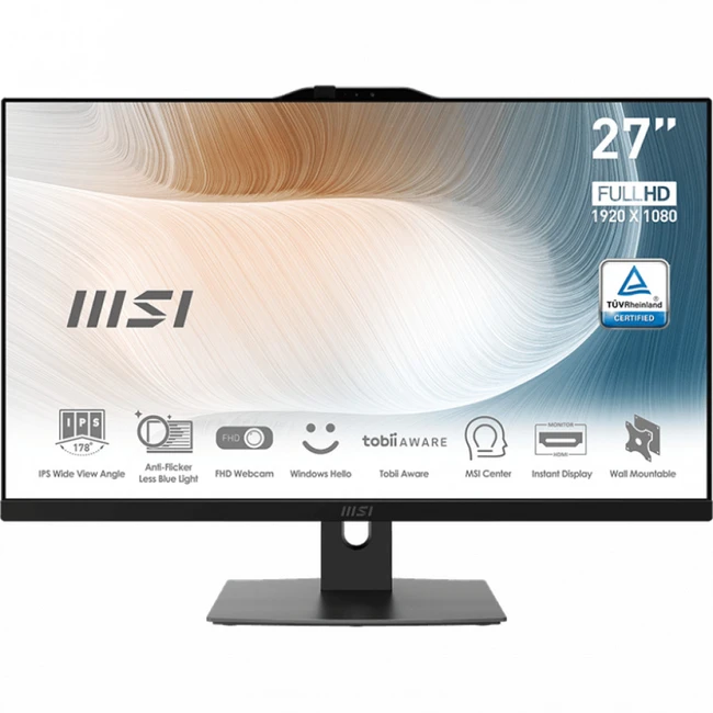 Моноблок MSI Modern AM272P 9S6-AF8211-655 27 ", Intel, Core i7, 1255U, 3.5, 32 Гб, 1 Тб