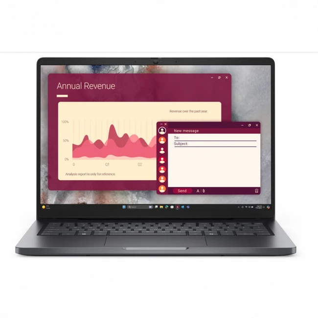 Ноутбук Dell Pro 14 PC14250 210-BQHF_BTO108_PC14250_EMEA (14 ", WUXGA 1920x1200 (16:10), Core Ultra 7, 32 Гб, SSD)