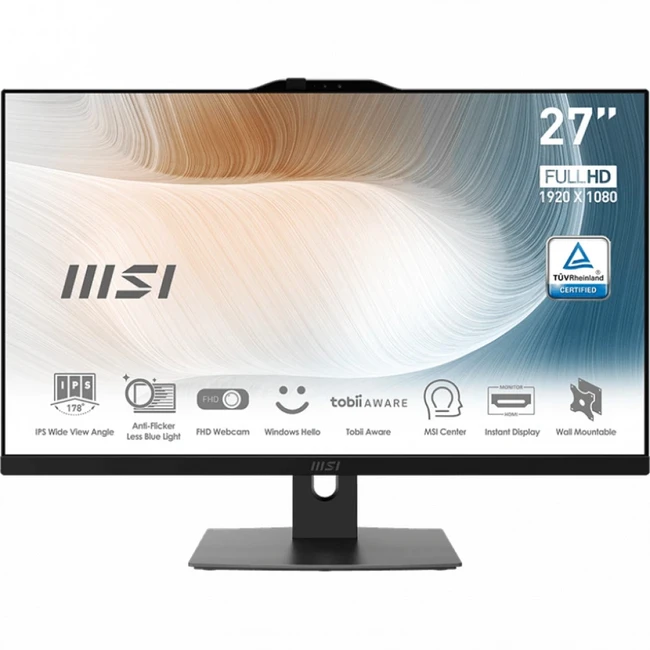 Моноблок MSI Modern AM272P (12M-1250XRU) 9S6-AF8211-1250 27 ", Intel, Core i3, 1215U, 1.2, 16 Гб, 500 Гб
