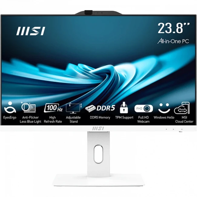 Моноблок MSI Pro AP242P (14M-684XRU) 9S6-AE0622-846 (23.8 ", Intel, Core i5, 14400, 2.5 ГГц, 8 Гб, SSD, 512 Гб)