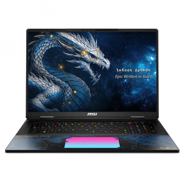 Ноутбук MSI Titan 18 HX Dragon Edition Draco Epic A2WJ-1214KZ 9S7-1824D6-1214 18 ", 4K Ultra HD + 3840x2400 (16:10), Core Ultra 9