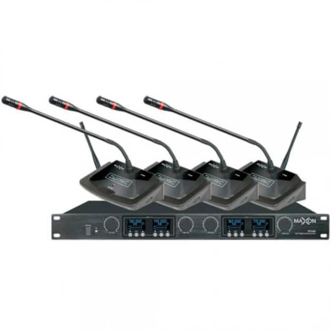 Аксессуар для аудиотехники Maxon Радиочастотная система с микрофонами настольного типа DK-640