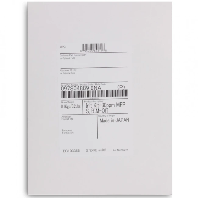 Опция для печатной техники Xerox Комплект инициализации VersaLink B7030 097S04889
