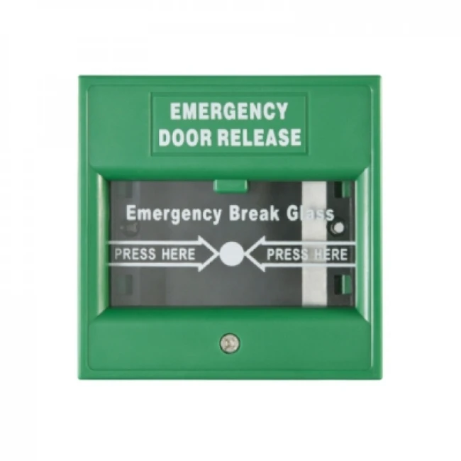 Аксессуар для СКУД Hikvision DS-K7PEB(Green) Аварийная кнопка