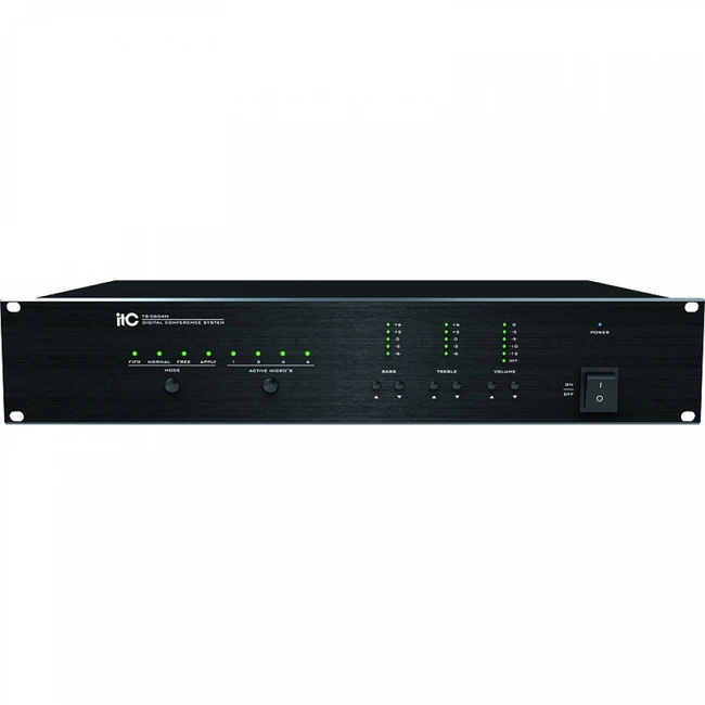 Опция для Аудиоконференций ITC Контроллер до 128 микрофонов TS-0604M