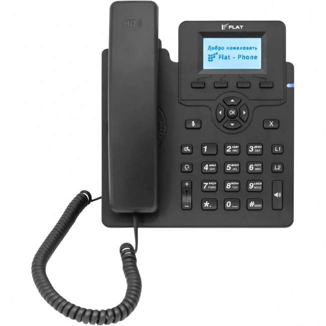 IP Телефон Flat Phone C10P Flat-Phone-C10P (Поддержка PoE)