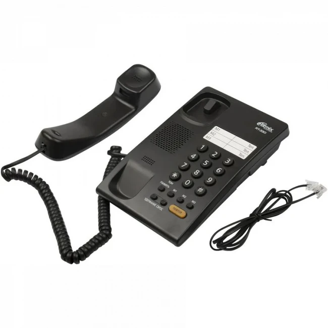Аналоговый телефон Ritmix RT-330 Black 15118350