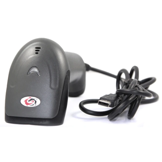 Сканер штрихкода SUNLUX XL-5500 CCD (Ручной проводной, 1D, USB, Черный)