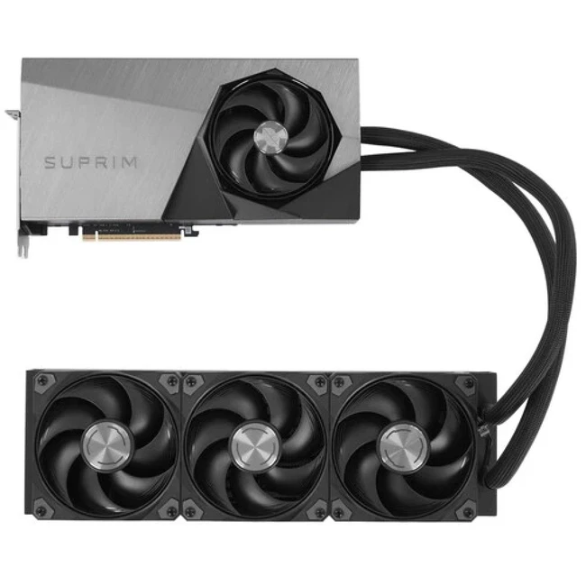 Видеокарта MSI GeForce RTX 5080 SUPRIM LIQUID SOC RTX 5080 16G SUPRIM LIQUID SOC 16 ГБ