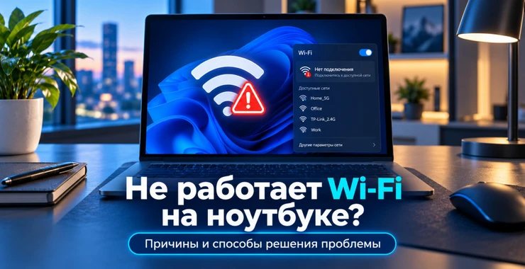 Не работает Wi-Fi на ноутбуке: причины и решение проблемы
