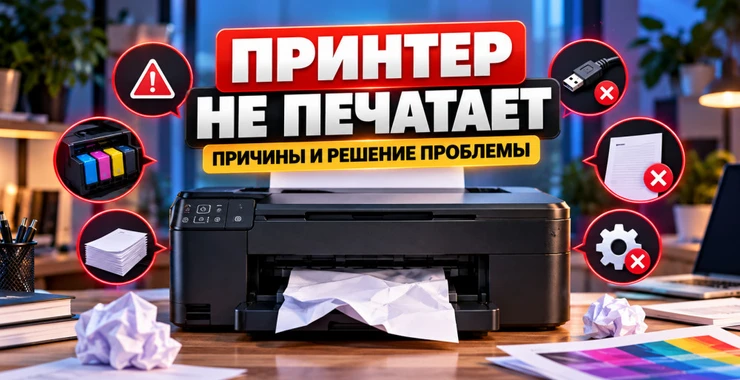 Принтер не печатает: что делать и как устранить проблему